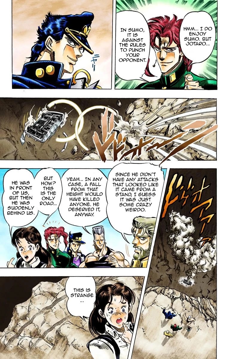 JoJo's Bizarre Adventure Part 3 - Stardust Crusaders (Official Colored) chapter 39 page 10