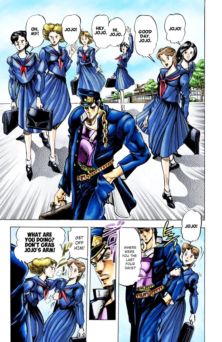 JoJo's Bizarre Adventure Part 3 - Stardust Crusaders (Official Colored) chapter 4 page 14