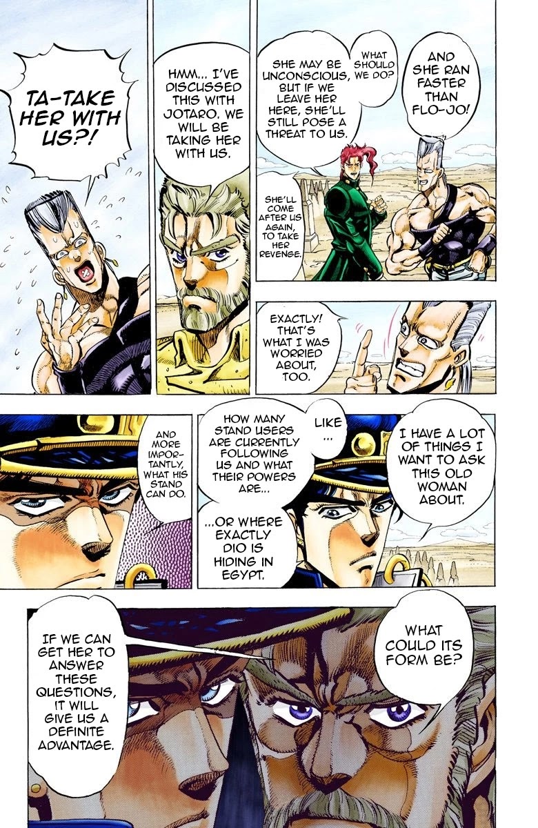 JoJo's Bizarre Adventure Part 3 - Stardust Crusaders (Official Colored) chapter 47 page 5