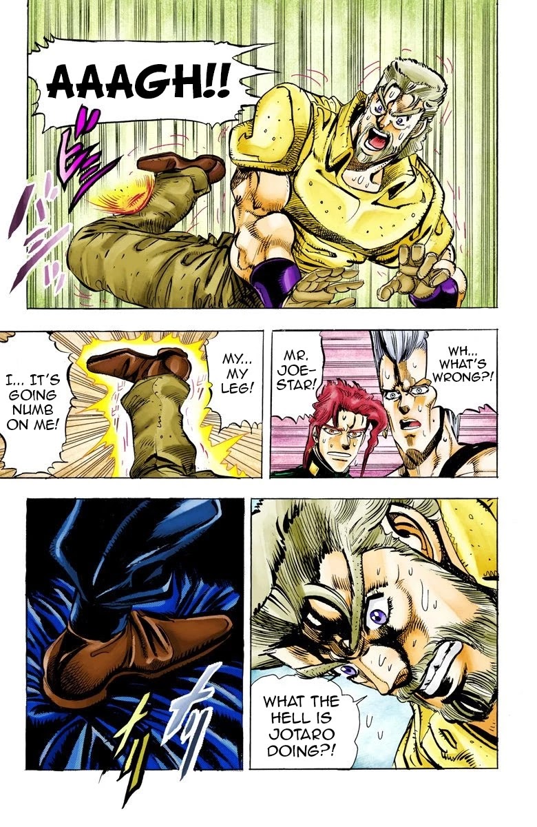 JoJo's Bizarre Adventure Part 3 - Stardust Crusaders (Official Colored) chapter 49 page 17