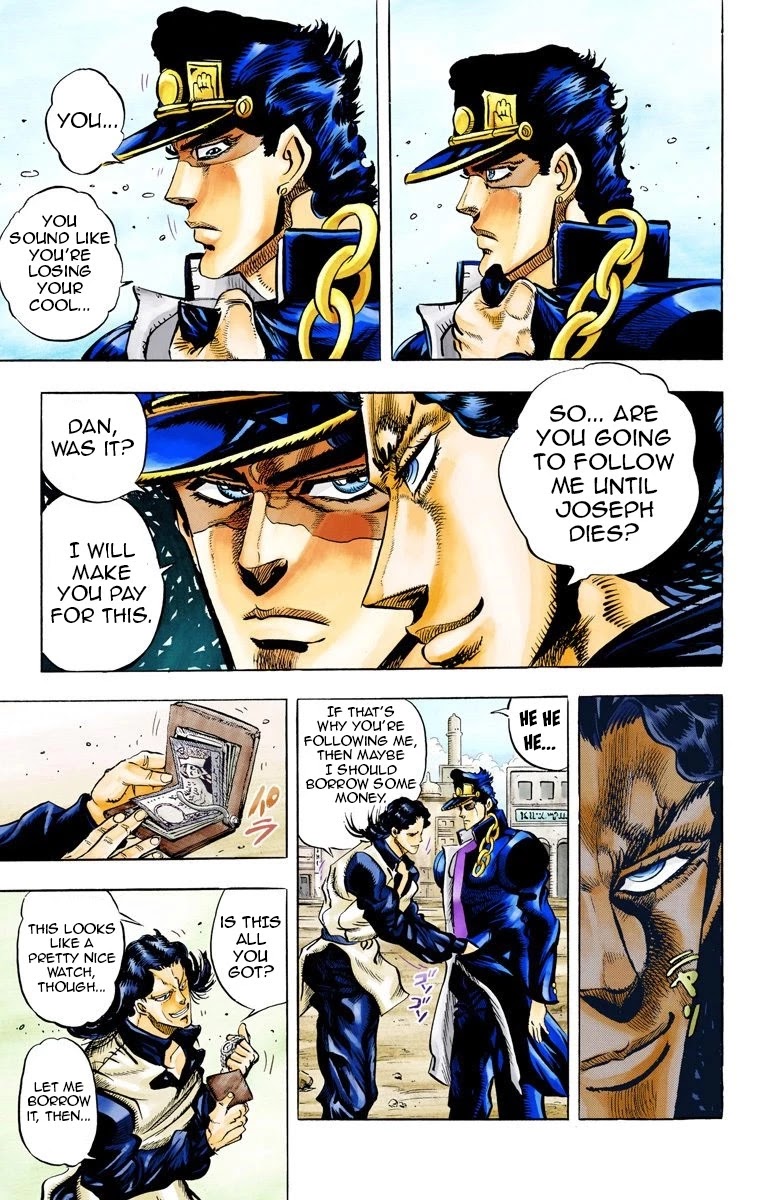 JoJo's Bizarre Adventure Part 3 - Stardust Crusaders (Official Colored) chapter 49 page 9