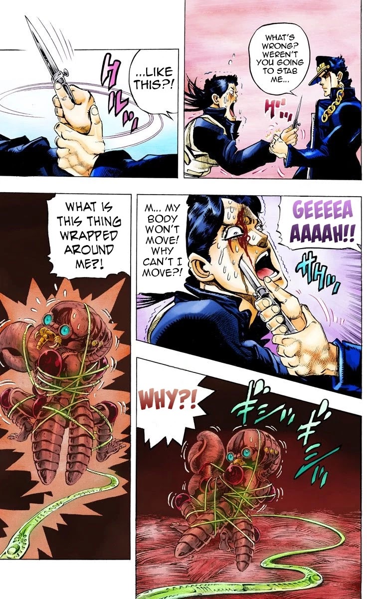 JoJo's Bizarre Adventure Part 3 - Stardust Crusaders (Official Colored) chapter 52 page 13