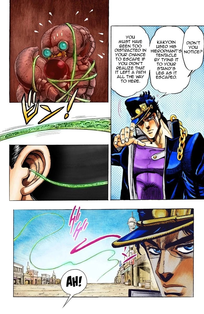 JoJo's Bizarre Adventure Part 3 - Stardust Crusaders (Official Colored) chapter 52 page 14