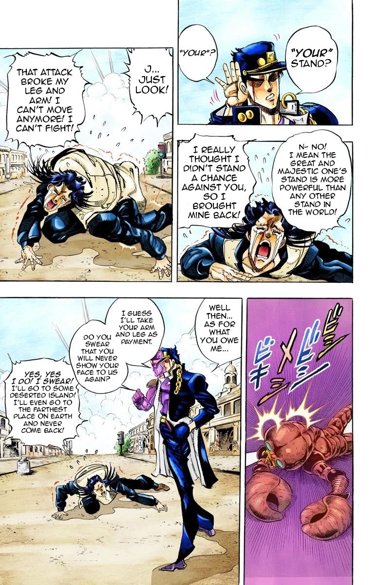 JoJo's Bizarre Adventure Part 3 - Stardust Crusaders (Official Colored) chapter 52 page 9