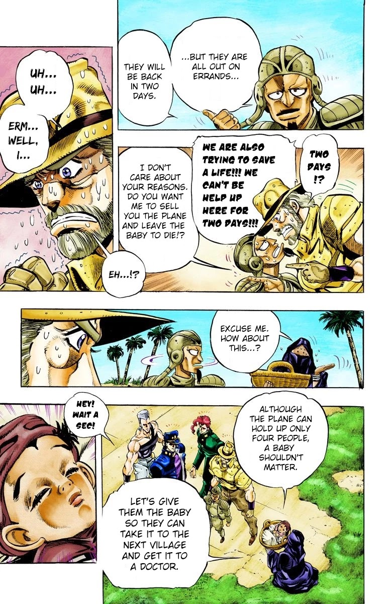 JoJo's Bizarre Adventure Part 3 - Stardust Crusaders (Official Colored) chapter 55 page 13