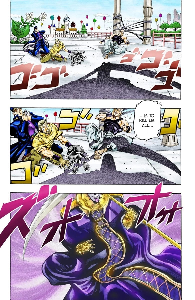 JoJo's Bizarre Adventure Part 3 - Stardust Crusaders (Official Colored) chapter 59 page 11