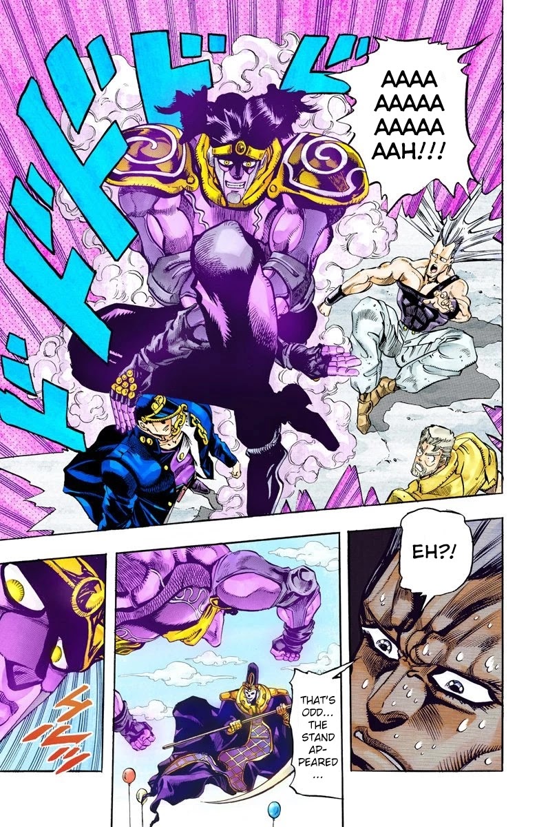 JoJo's Bizarre Adventure Part 3 - Stardust Crusaders (Official Colored) chapter 59 page 13