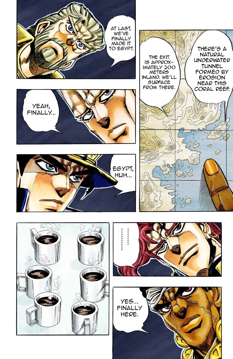 JoJo's Bizarre Adventure Part 3 - Stardust Crusaders (Official Colored) chapter 66 page 13