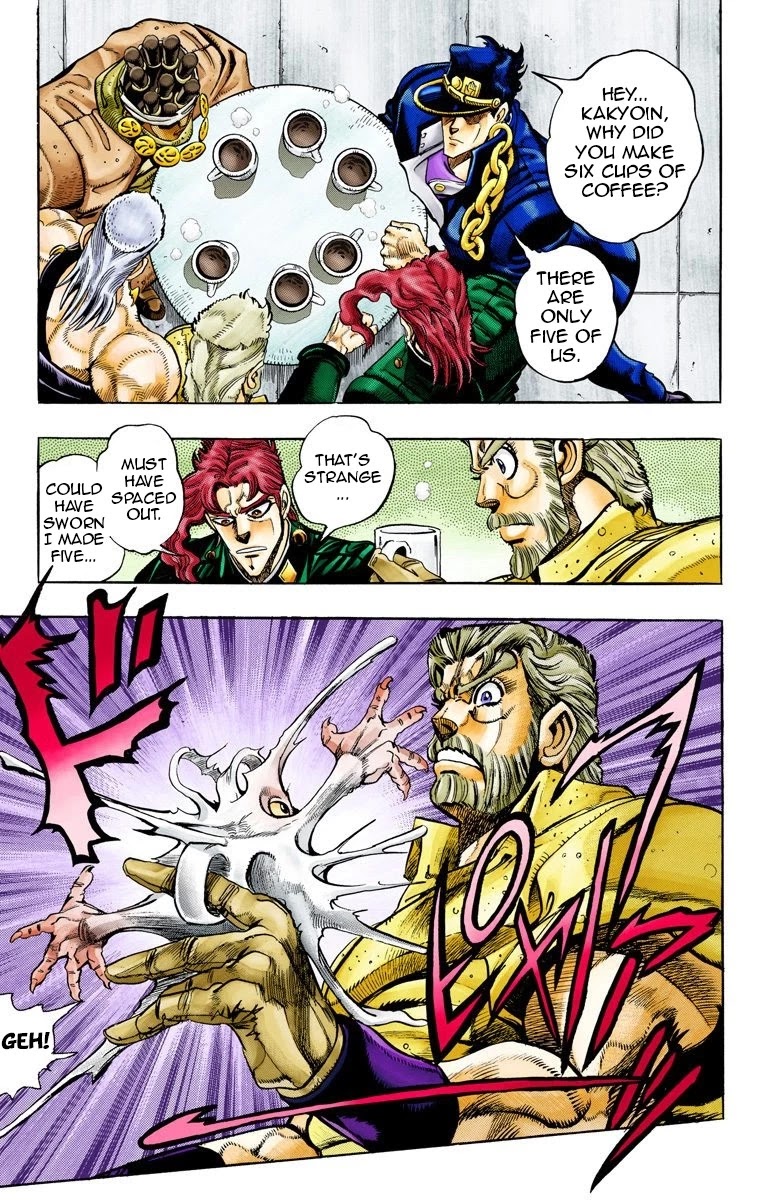 JoJo's Bizarre Adventure Part 3 - Stardust Crusaders (Official Colored) chapter 66 page 14