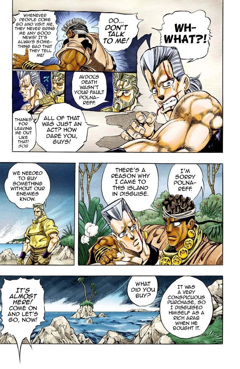 JoJo's Bizarre Adventure Part 3 - Stardust Crusaders (Official Colored) chapter 66 page 7