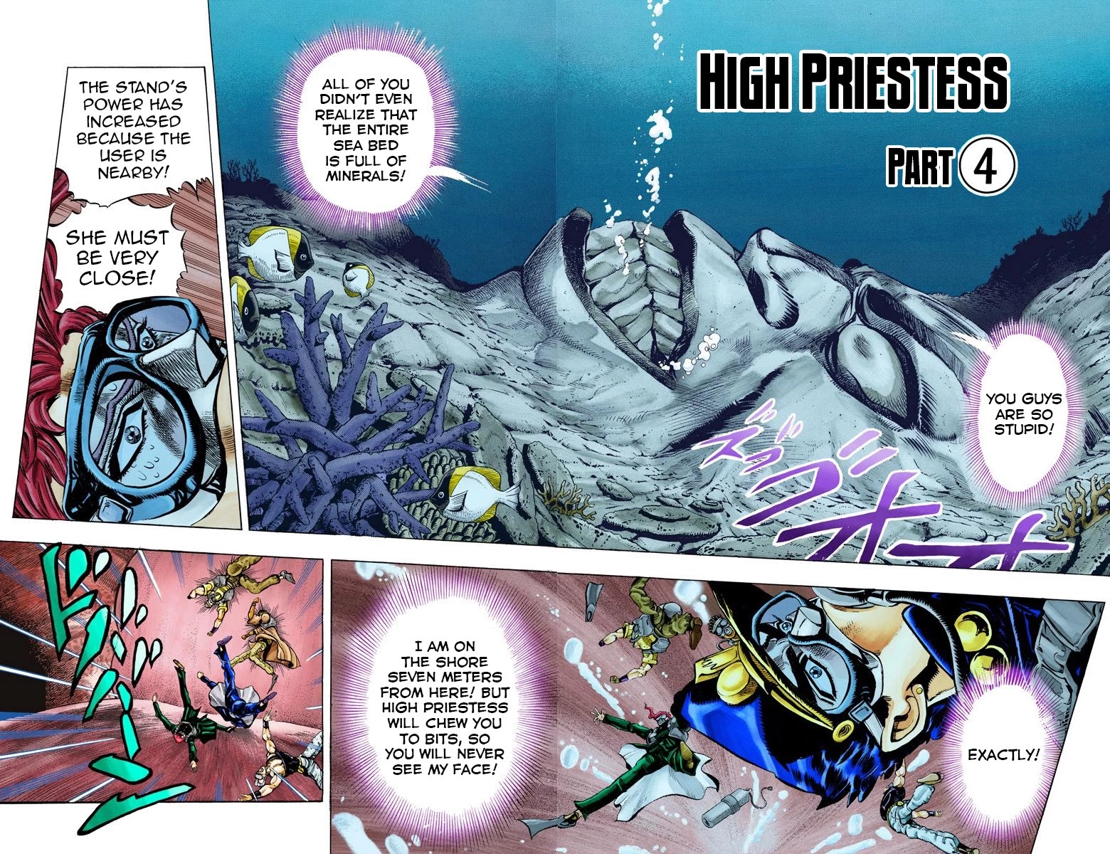 JoJo's Bizarre Adventure Part 3 - Stardust Crusaders (Official Colored) chapter 69 page 3