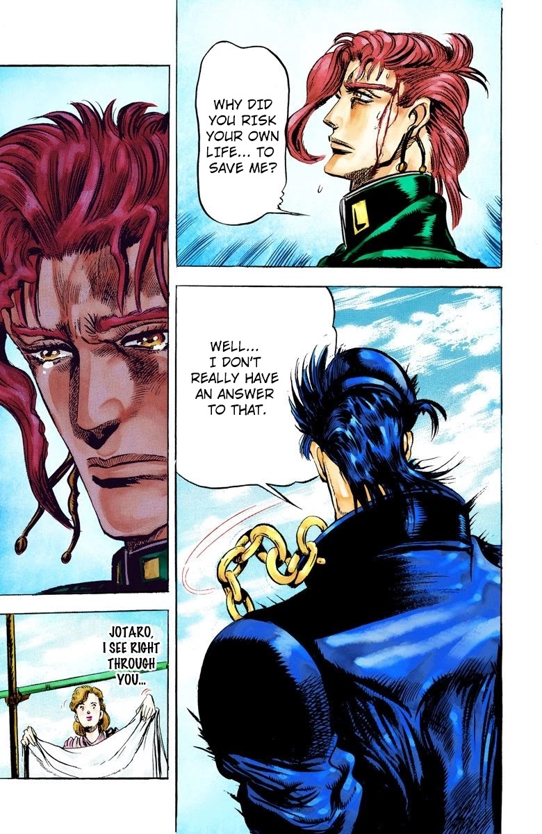 JoJo's Bizarre Adventure Part 3 - Stardust Crusaders (Official Colored) chapter 7 page 17