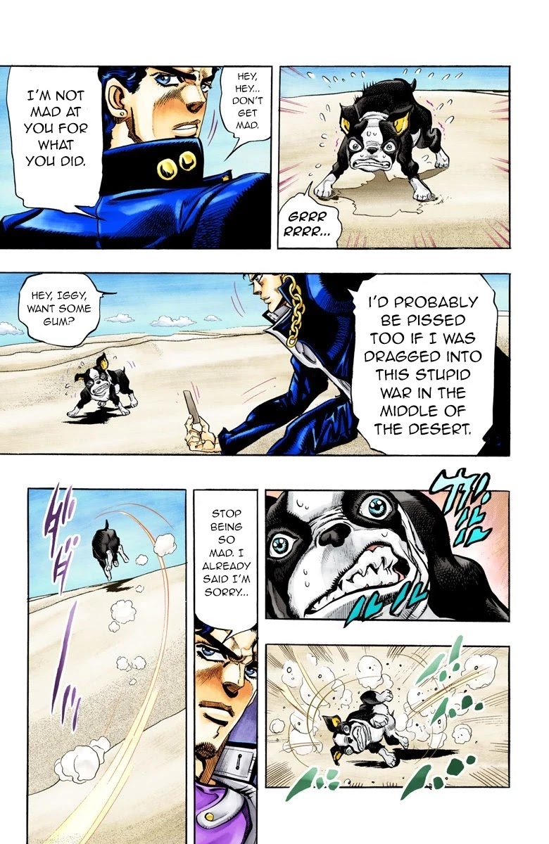 JoJo's Bizarre Adventure Part 3 - Stardust Crusaders (Official Colored) chapter 75 page 15