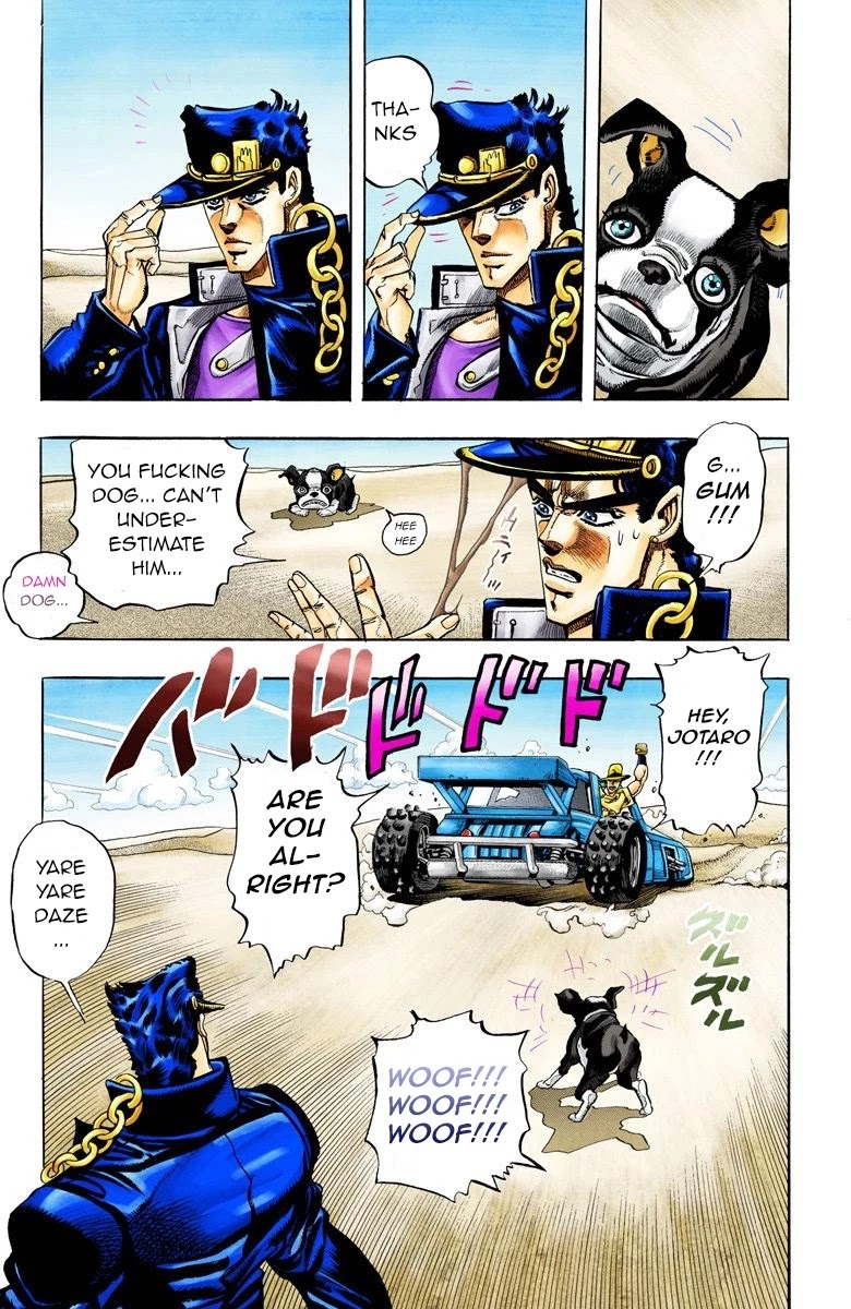 JoJo's Bizarre Adventure Part 3 - Stardust Crusaders (Official Colored) chapter 75 page 17