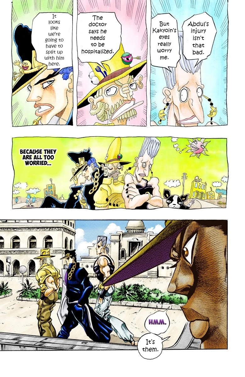 JoJo's Bizarre Adventure Part 3 - Stardust Crusaders (Official Colored) chapter 76 page 14