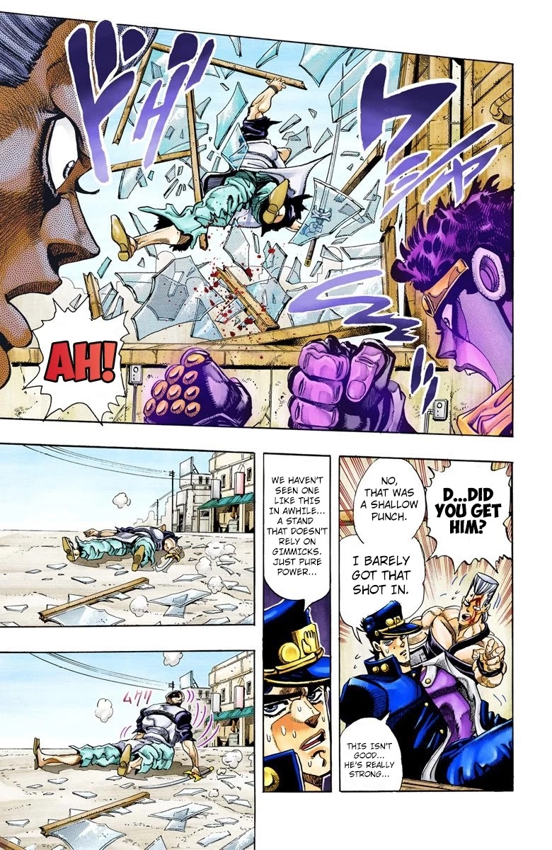 JoJo's Bizarre Adventure Part 3 - Stardust Crusaders (Official Colored) chapter 83 page 11