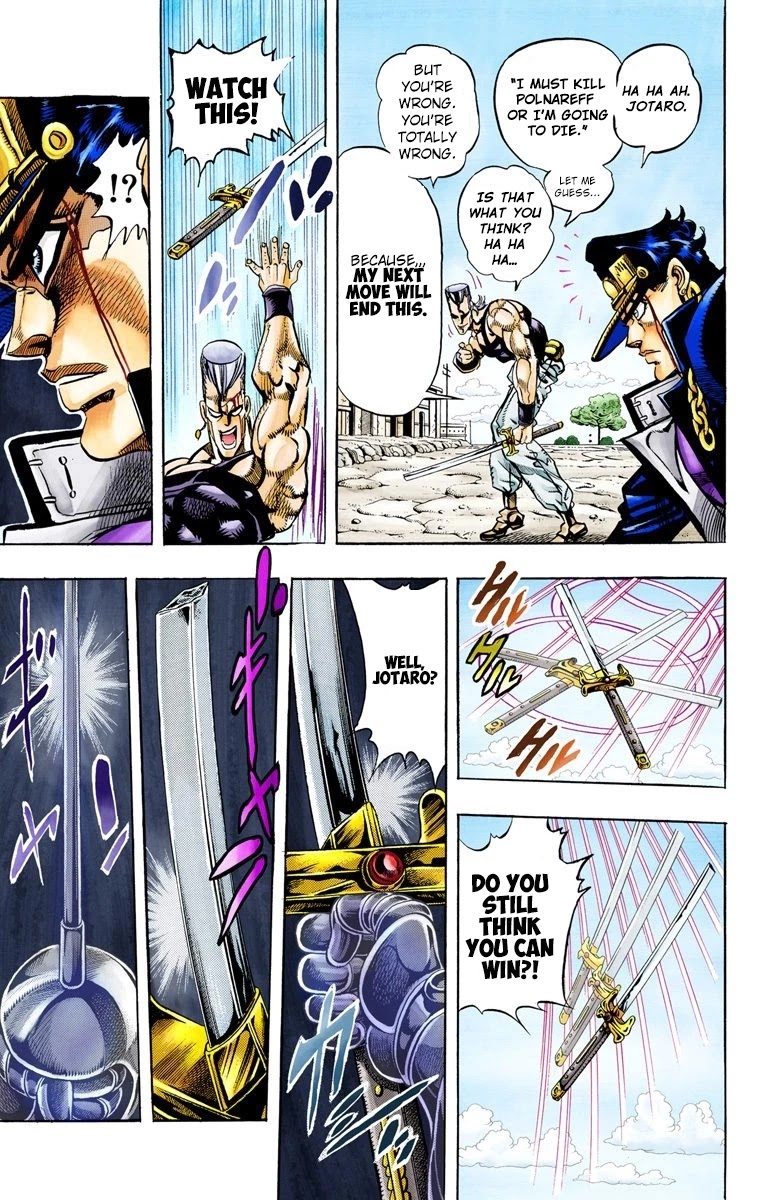 JoJo's Bizarre Adventure Part 3 - Stardust Crusaders (Official Colored) chapter 84 page 12