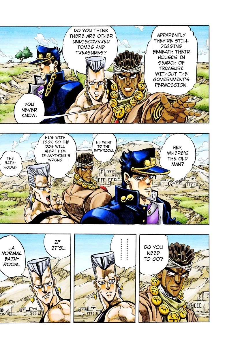 JoJo's Bizarre Adventure Part 3 - Stardust Crusaders (Official Colored) chapter 86 page 3