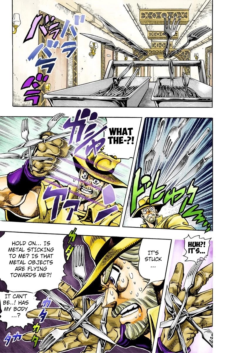 JoJo's Bizarre Adventure Part 3 - Stardust Crusaders (Official Colored) chapter 87 page 11