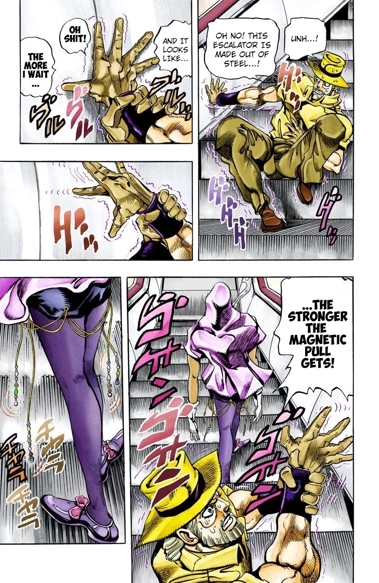 JoJo's Bizarre Adventure Part 3 - Stardust Crusaders (Official Colored) chapter 87 page 15