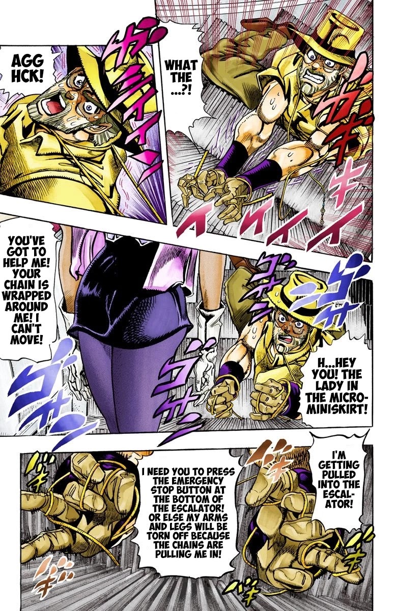 JoJo's Bizarre Adventure Part 3 - Stardust Crusaders (Official Colored) chapter 87 page 17