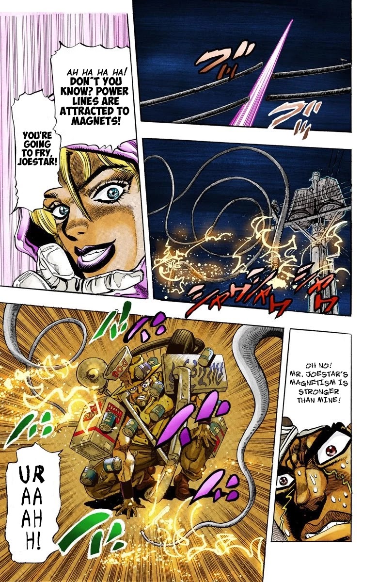 JoJo's Bizarre Adventure Part 3 - Stardust Crusaders (Official Colored) chapter 90 page 18