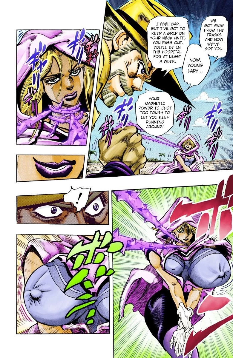 JoJo's Bizarre Adventure Part 3 - Stardust Crusaders (Official Colored) chapter 90 page 4