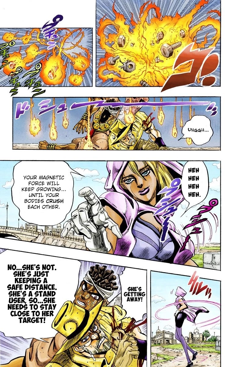 JoJo's Bizarre Adventure Part 3 - Stardust Crusaders (Official Colored) chapter 90 page 7