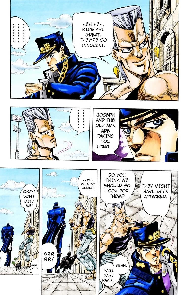 JoJo's Bizarre Adventure Part 3 - Stardust Crusaders (Official Colored) chapter 91 page 13