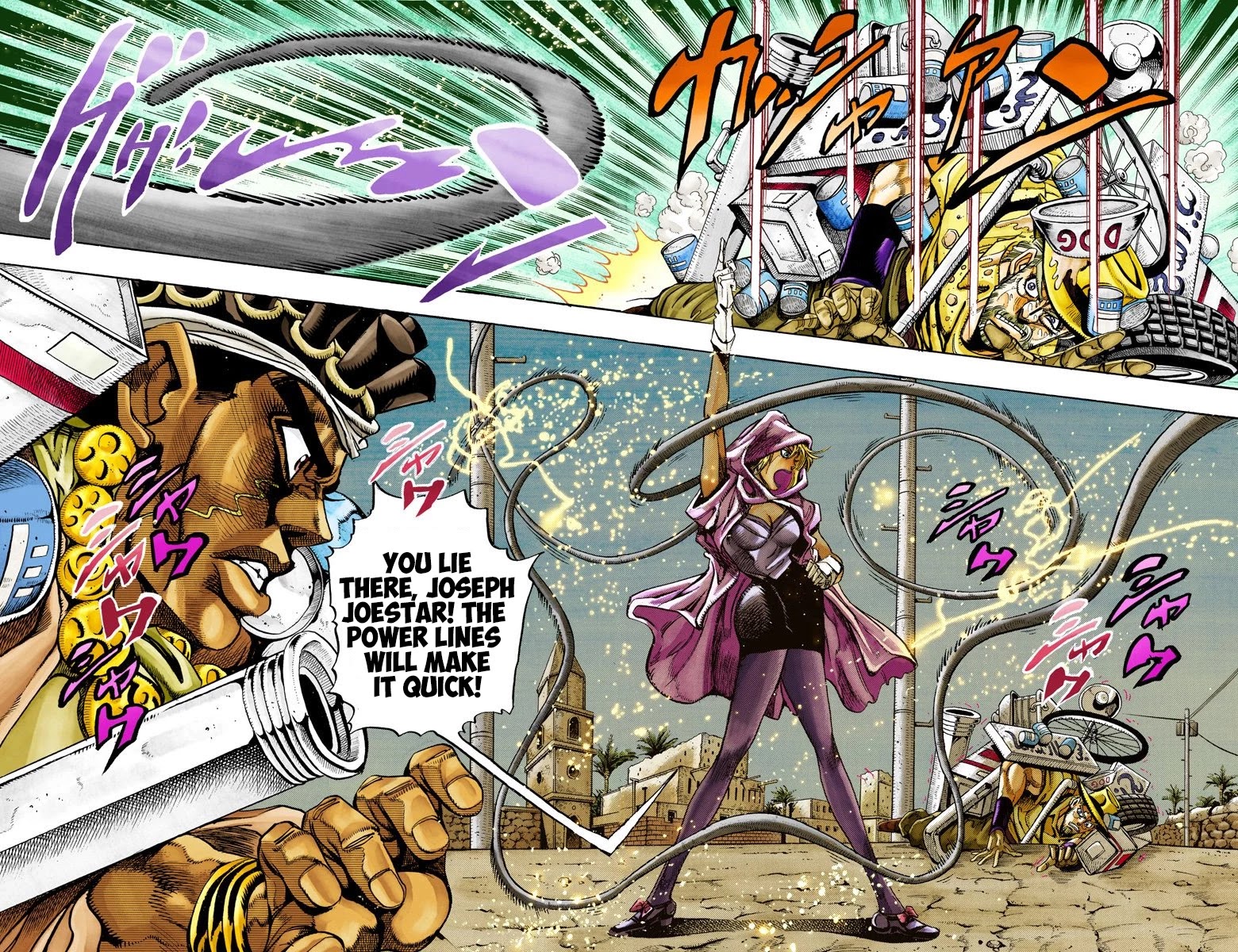 JoJo's Bizarre Adventure Part 3 - Stardust Crusaders (Official Colored) chapter 91 page 2