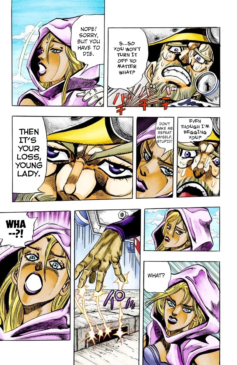 JoJo's Bizarre Adventure Part 3 - Stardust Crusaders (Official Colored) chapter 91 page 8