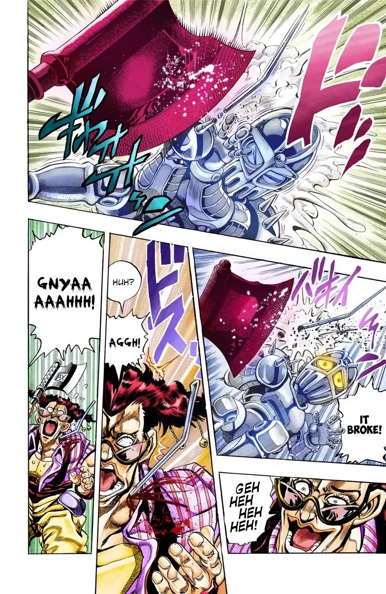 JoJo's Bizarre Adventure Part 3 - Stardust Crusaders (Official Colored) chapter 93 page 12