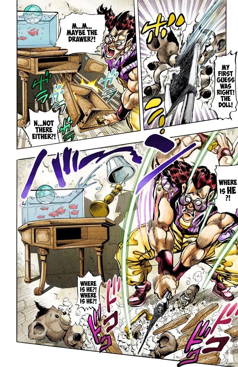 JoJo's Bizarre Adventure Part 3 - Stardust Crusaders (Official Colored) chapter 95 page 14