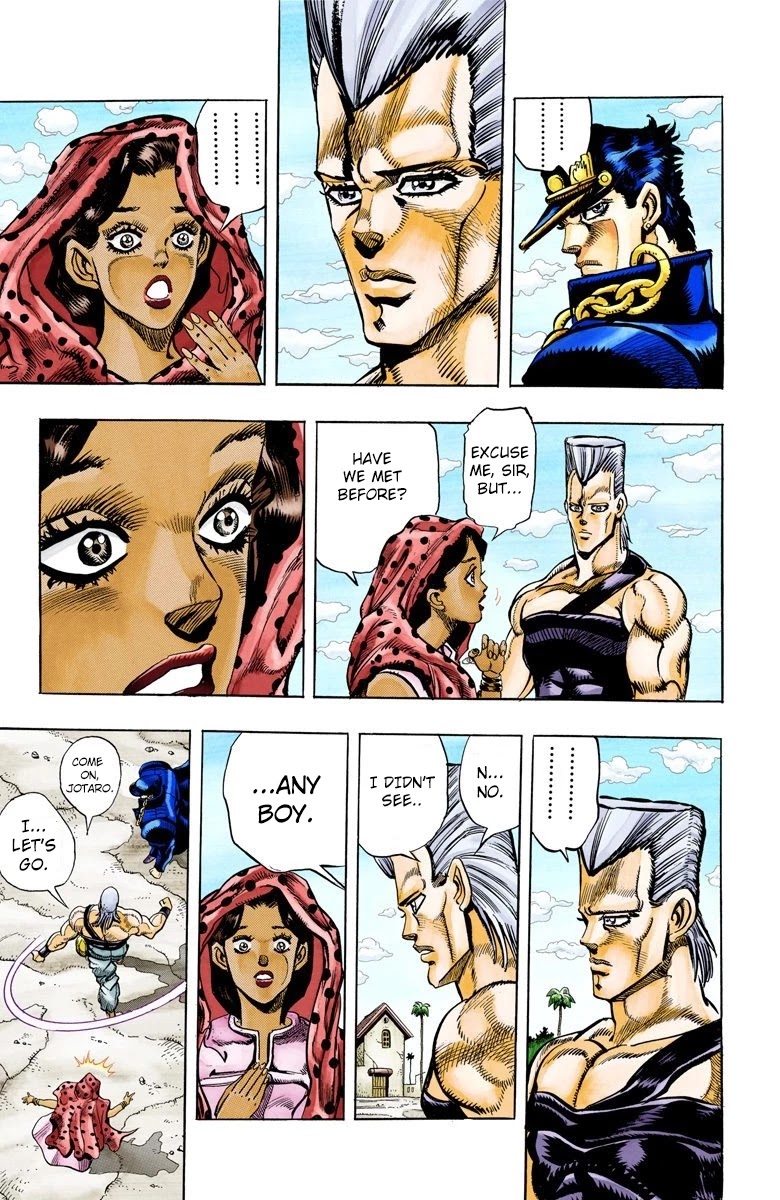 JoJo's Bizarre Adventure Part 3 - Stardust Crusaders (Official Colored) chapter 96 page 17