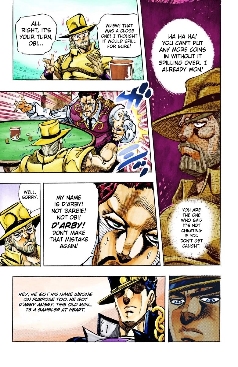 JoJo's Bizarre Adventure Part 3 - Stardust Crusaders (Official Colored) chapter 99 page 20