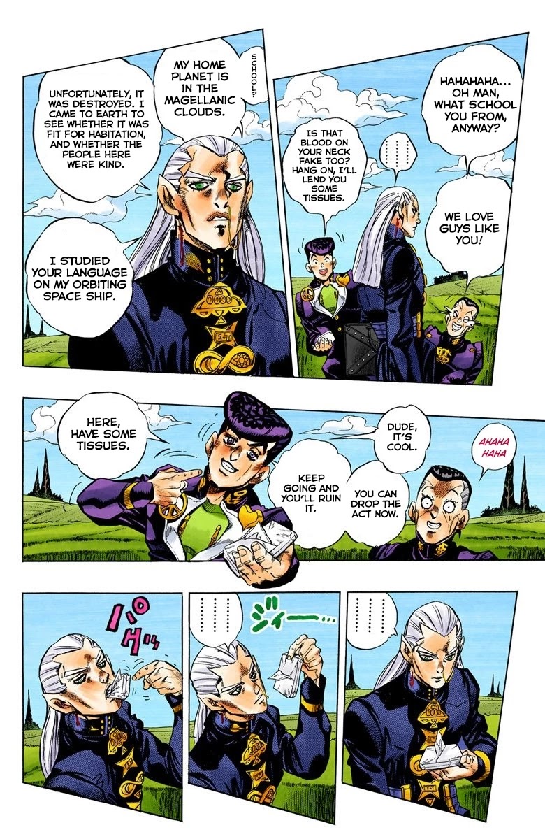 JoJo's Bizarre Adventure Part 4 - Diamond is Unbreakable (Official Colored) chapter 113 page 16