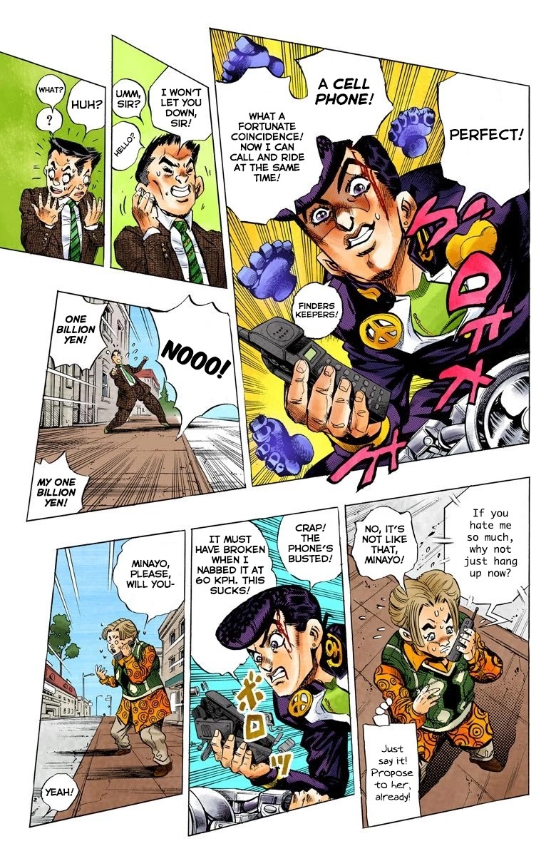 JoJo's Bizarre Adventure Part 4 - Diamond is Unbreakable (Official Colored) chapter 123 page 4