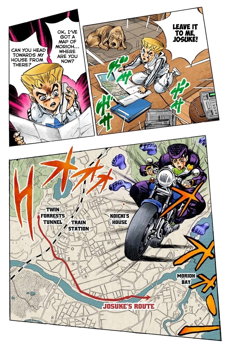 JoJo's Bizarre Adventure Part 4 - Diamond is Unbreakable (Official Colored) chapter 123 page 7