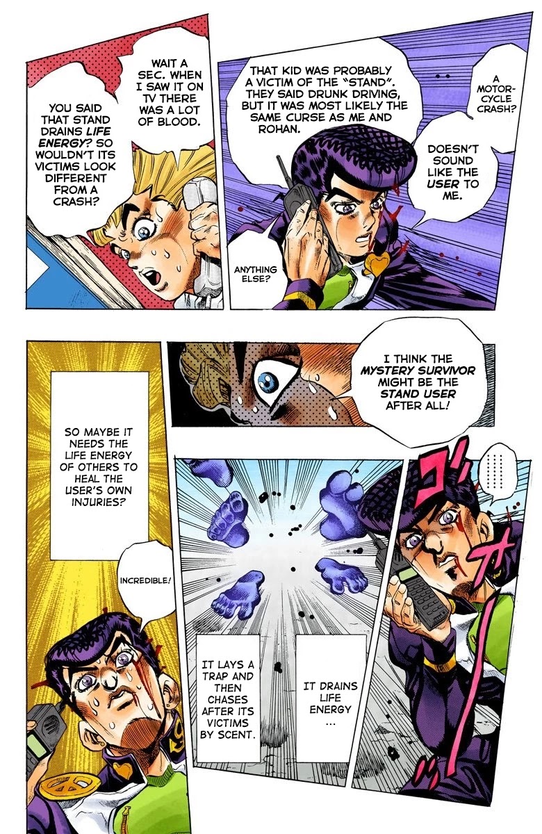 JoJo's Bizarre Adventure Part 4 - Diamond is Unbreakable (Official Colored) chapter 123 page 9