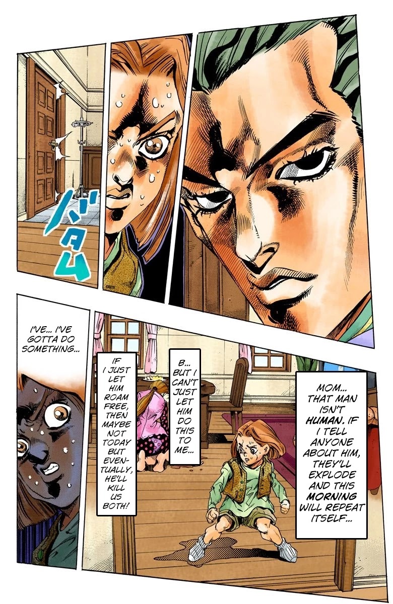 JoJo's Bizarre Adventure Part 4 - Diamond is Unbreakable (Official Colored) chapter 156 page 11