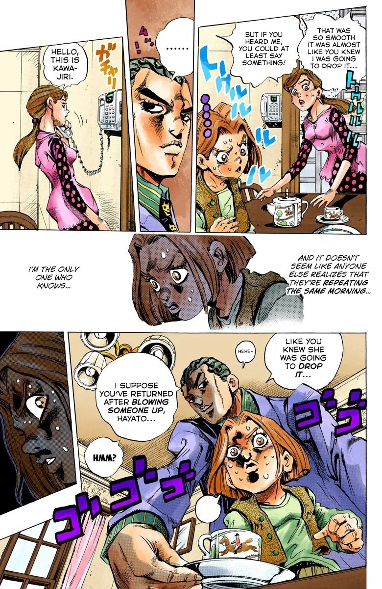 JoJo's Bizarre Adventure Part 4 - Diamond is Unbreakable (Official Colored) chapter 156 page 6
