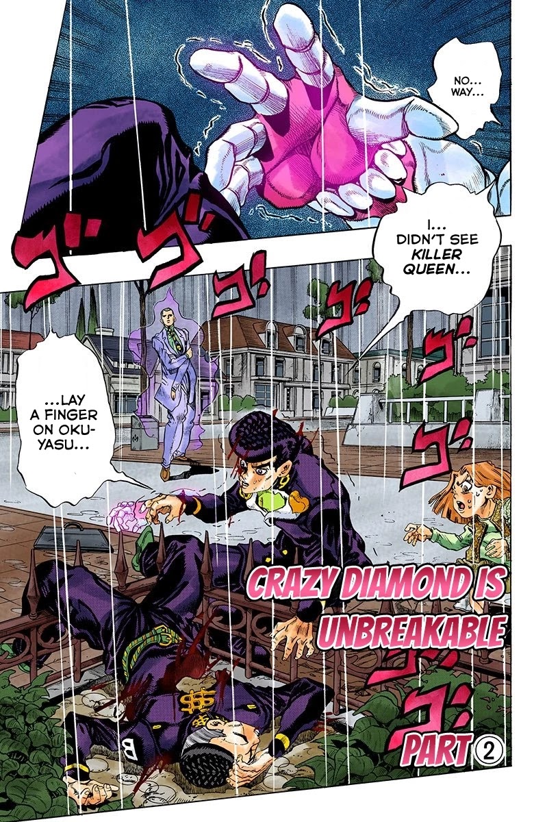 JoJo's Bizarre Adventure Part 4 - Diamond is Unbreakable (Official Colored) chapter 164 page 2