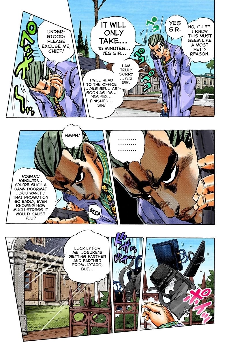 JoJo's Bizarre Adventure Part 4 - Diamond is Unbreakable (Official Colored) chapter 166 page 4