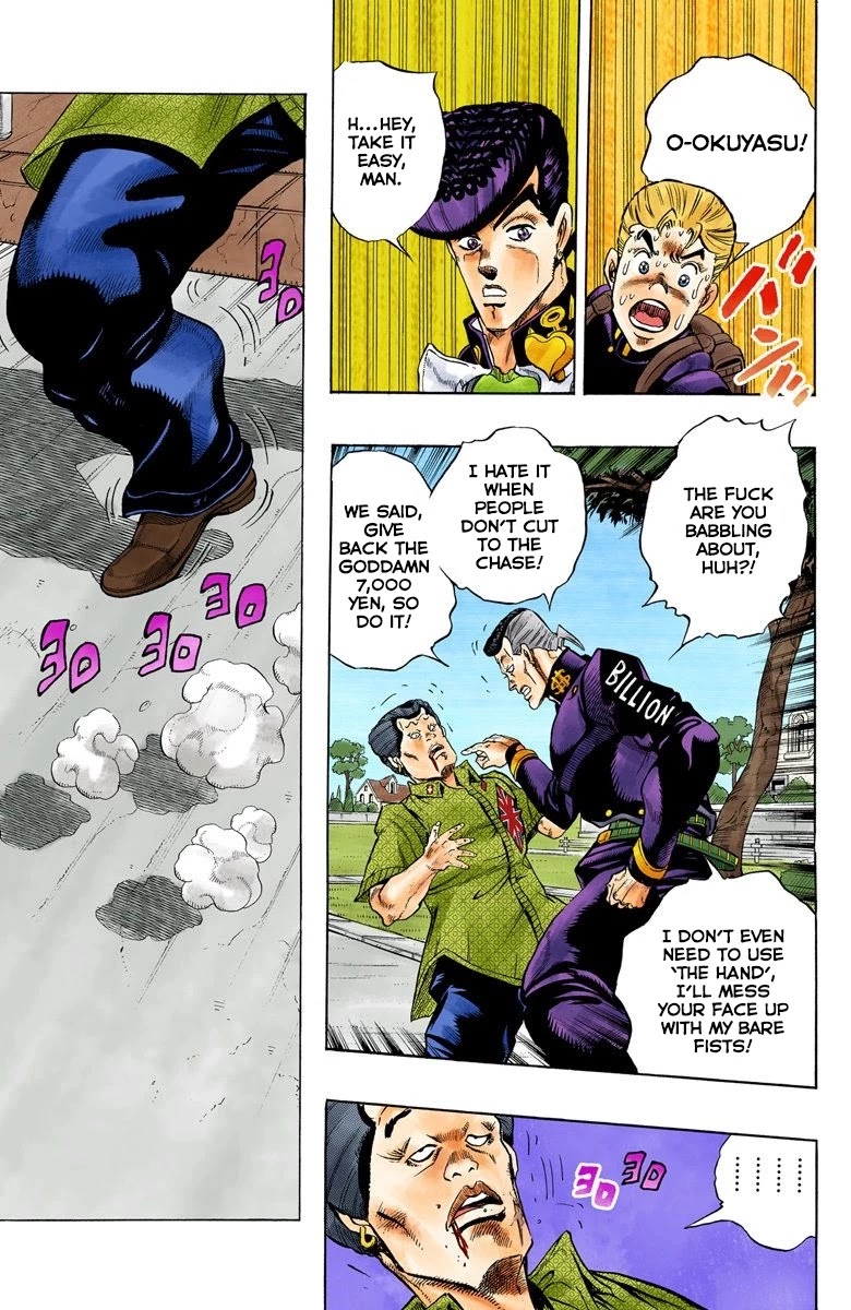 JoJo's Bizarre Adventure Part 4 - Diamond is Unbreakable (Official Colored) chapter 20 page 12