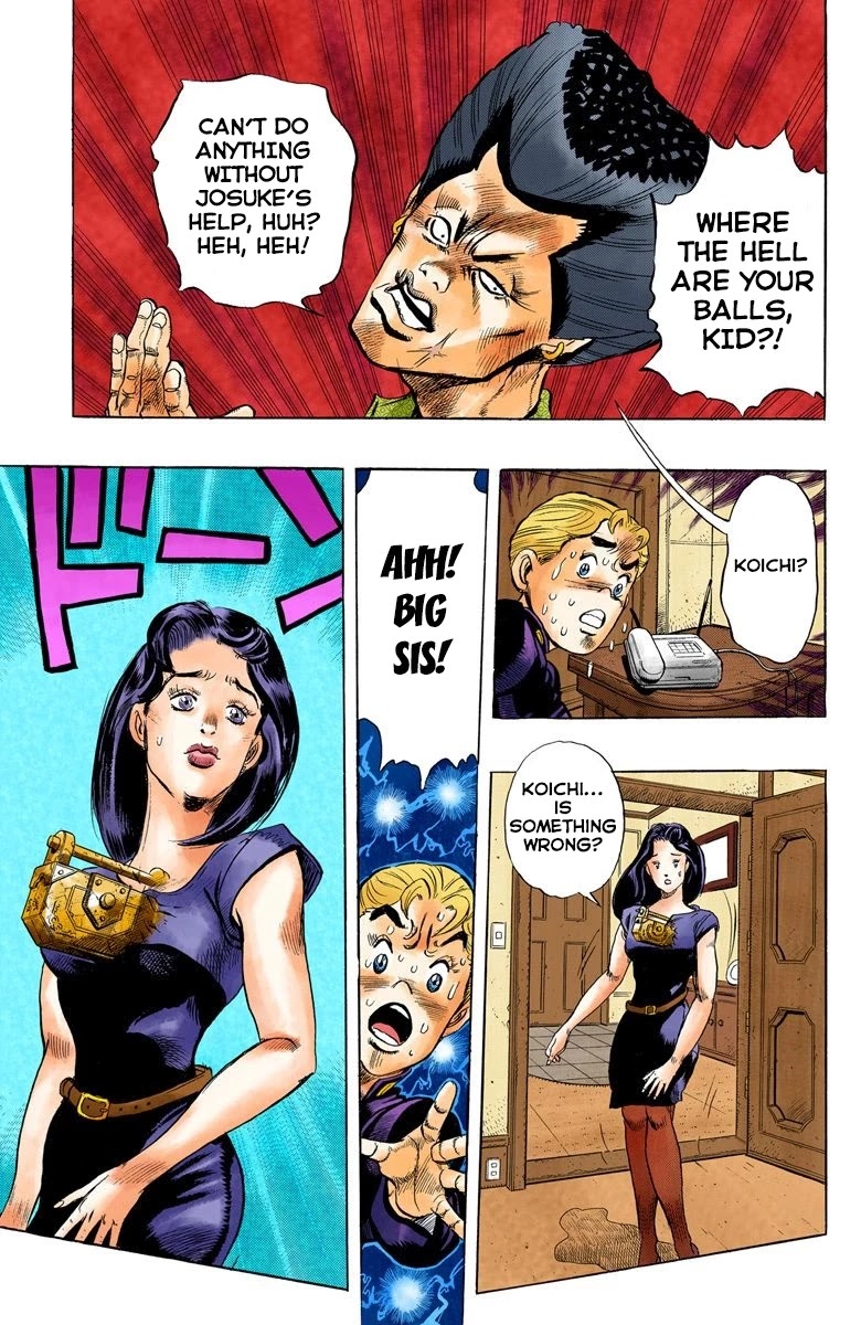 JoJo's Bizarre Adventure Part 4 - Diamond is Unbreakable (Official Colored) chapter 21 page 15