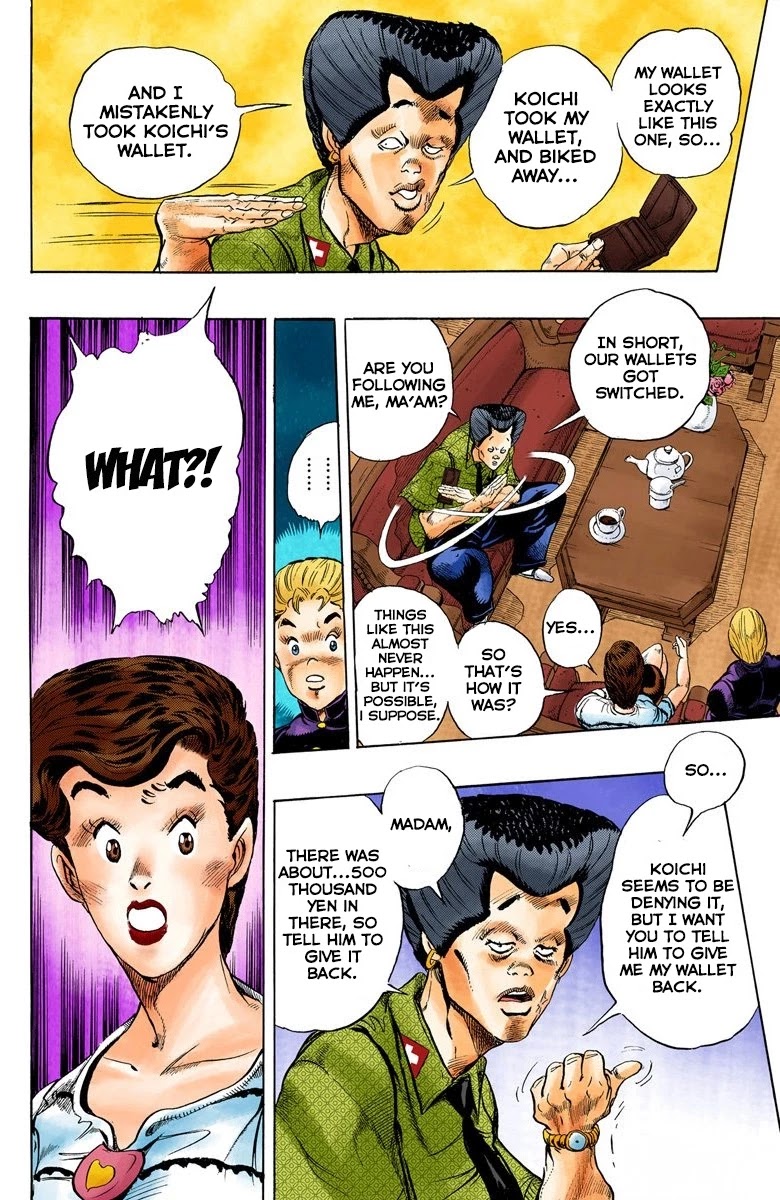 JoJo's Bizarre Adventure Part 4 - Diamond is Unbreakable (Official Colored) chapter 21 page 8