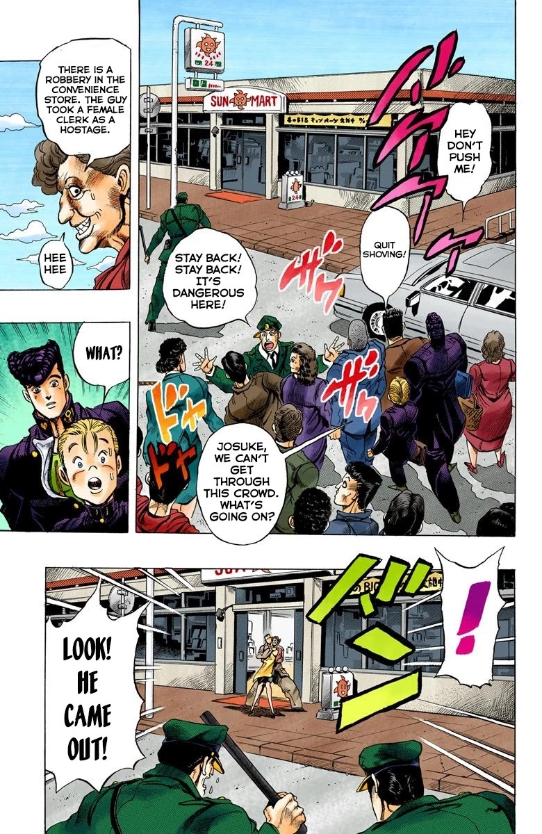 JoJo's Bizarre Adventure Part 4 - Diamond is Unbreakable (Official Colored) chapter 3 page 12