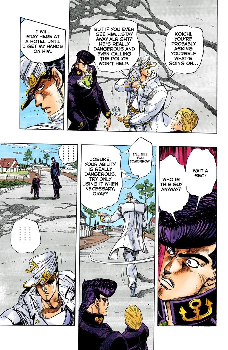 JoJo's Bizarre Adventure Part 4 - Diamond is Unbreakable (Official Colored) chapter 3 page 4