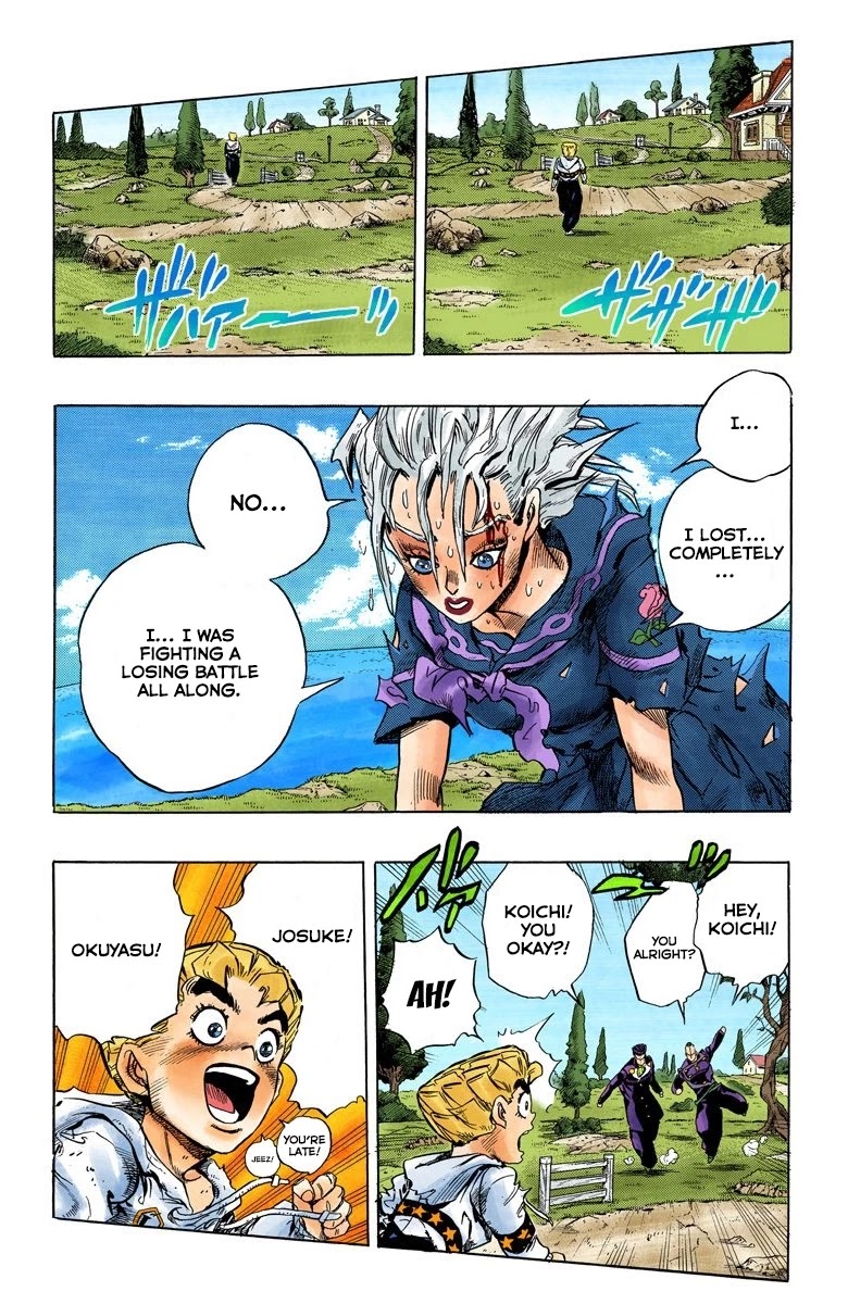 JoJo's Bizarre Adventure Part 4 - Diamond is Unbreakable (Official Colored) chapter 37 page 17
