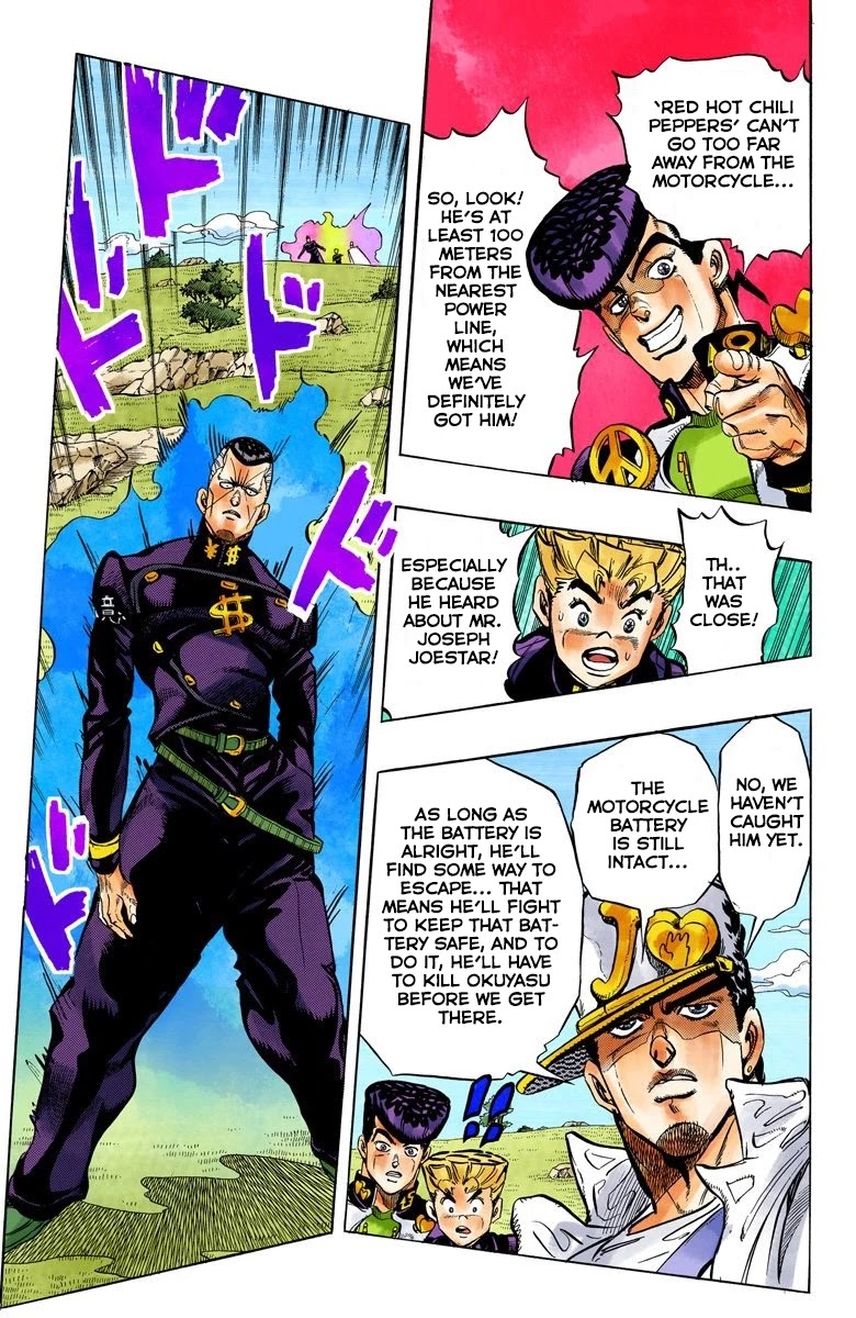 JoJo's Bizarre Adventure Part 4 - Diamond is Unbreakable (Official Colored) chapter 44 page 8